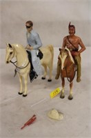 Tonto & Lone Ranger Vintage Figurines & Horses