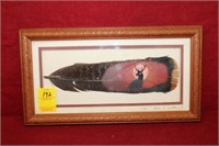 Painted Feather ca 1996 by Allen E. Crothamel