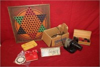 Gaf View Master and checkers, Chinese Checker