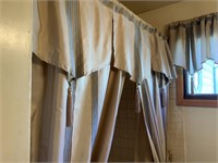 Shower Curtain Matching Window Curtain