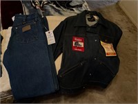 Wrangler Jeans and Wrangler Denim Jacket