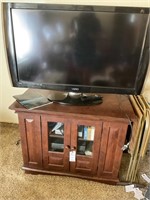 Vizio 42in Tv , Tv Stand, Movies, DVD/VHS Players