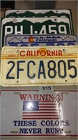 CA & CO license plates