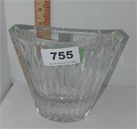 Mikasa leaded glass vase