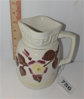 unmarked ceramic pitcher