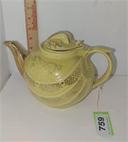 yellow Hall teapot