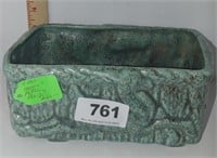 green Hager pottery planter
