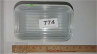 Pyrex Verde green 502 dish with lid