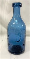 Blue J.A. Dearborn Albany Glass Works Soda