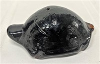 Amber Glass Turtle 6"L