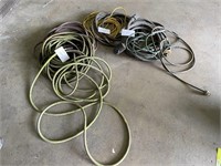 Air hoses, extension cords