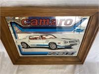 Camaro Z28 framed mirror art - I