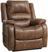 Ashley Faux Leather Electric Power Lift Recliner