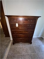 Stanley 10-Drawer Wood Chest of Drawers-Missing 1