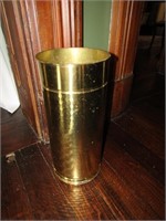 brass trash can