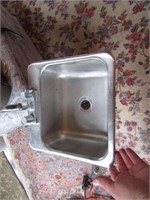 small stainless steel sink