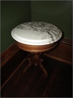 small marbletop lamp table