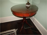 drumtop lamp table