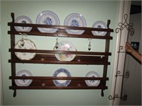 plate rack & all plates