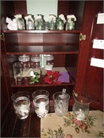 all glassware & decorator items
