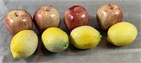 Lot of Decorative Fruit Apples & Lemons