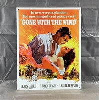 15x12" "Gone With The Wind" Metal Sign