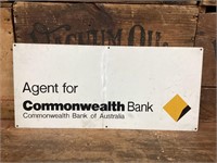 Original Agent for Commonwealth Bank Tin Sign