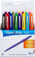 16 Pack Paper Mate 70644 Point Guard Flair Porous