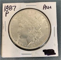 1-- Morgan Silver Dollar 1887 P