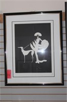 ERTE SERIGRAPH SYMPHONY IN WHITE