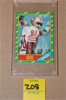 1986 JERRY RICE ROOKIE CARD