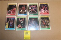 (8) 1988-89 FLEER BASKETBALL CARDS
