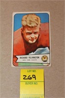 1954 BOWMAN RICHARD YELVINGTON #77 FOOTBALL