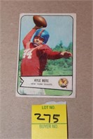 1954 BOWMAN KYLE ROTE #7 FOOTBALL