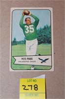 1954 BOWMAN PETE PIHOS #9 FOOTBALL