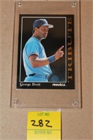 1993 PINNACLE GEORGE BRETT TRIBUTE #2 BASEBALL