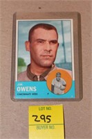 1963 TOPPS JIM OWENS #483 BASEBALL