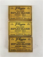 (13 Rds) 12ga Ammo Vintage Rifled Slugs