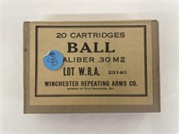 (20 Rds) 30-06 Ammo .30 M2 Ball