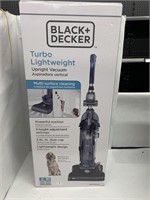 Black & Decker Turbo Lightweight Upright Vacuum.