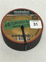 (7) Metabo 4 1/2" Grinding Wheels.