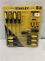 Stanley 20 Pc Screwdriver Set.