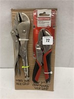 (2) Assorted Locking Pliers-1 Is Used