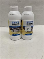 Lot Of (2) 16 Oz Tek Bond Wood Glue.