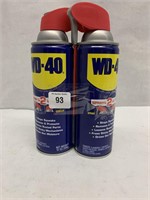 (2) 12 Oz Cans Of WD-40.