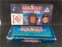 Monopoly Night Sky and Deluxe Anniversary Edition