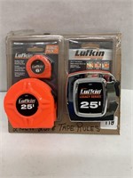 Lot Of (2) Lufkin 25ft Tape Measures.