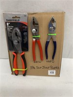 (3) Assorted Pliers.