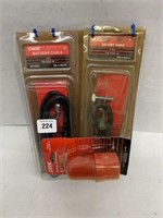 Exide 4 Ga Battery Cables & Post Cleaning Tool