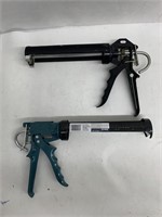 (2) Assorted Caulk Guns- 1 New & 1 Used
